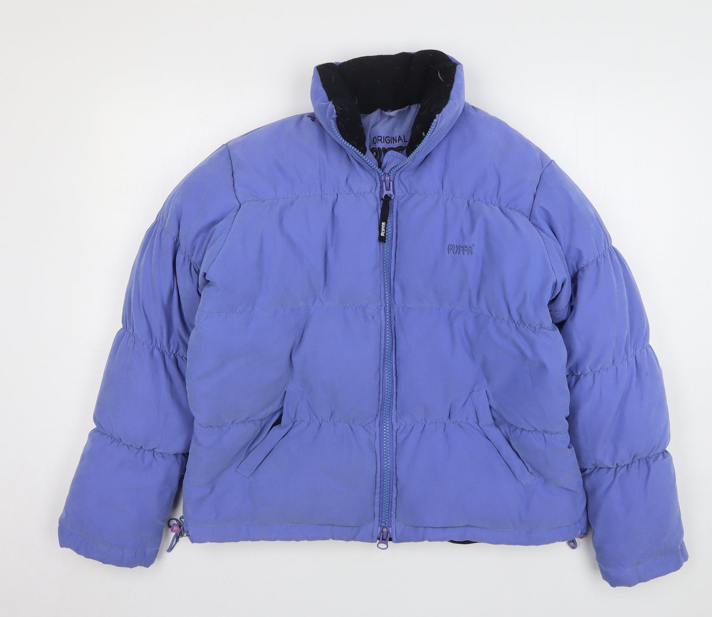 Puffa Womens Blue Puffer Jacket Jacket Size S