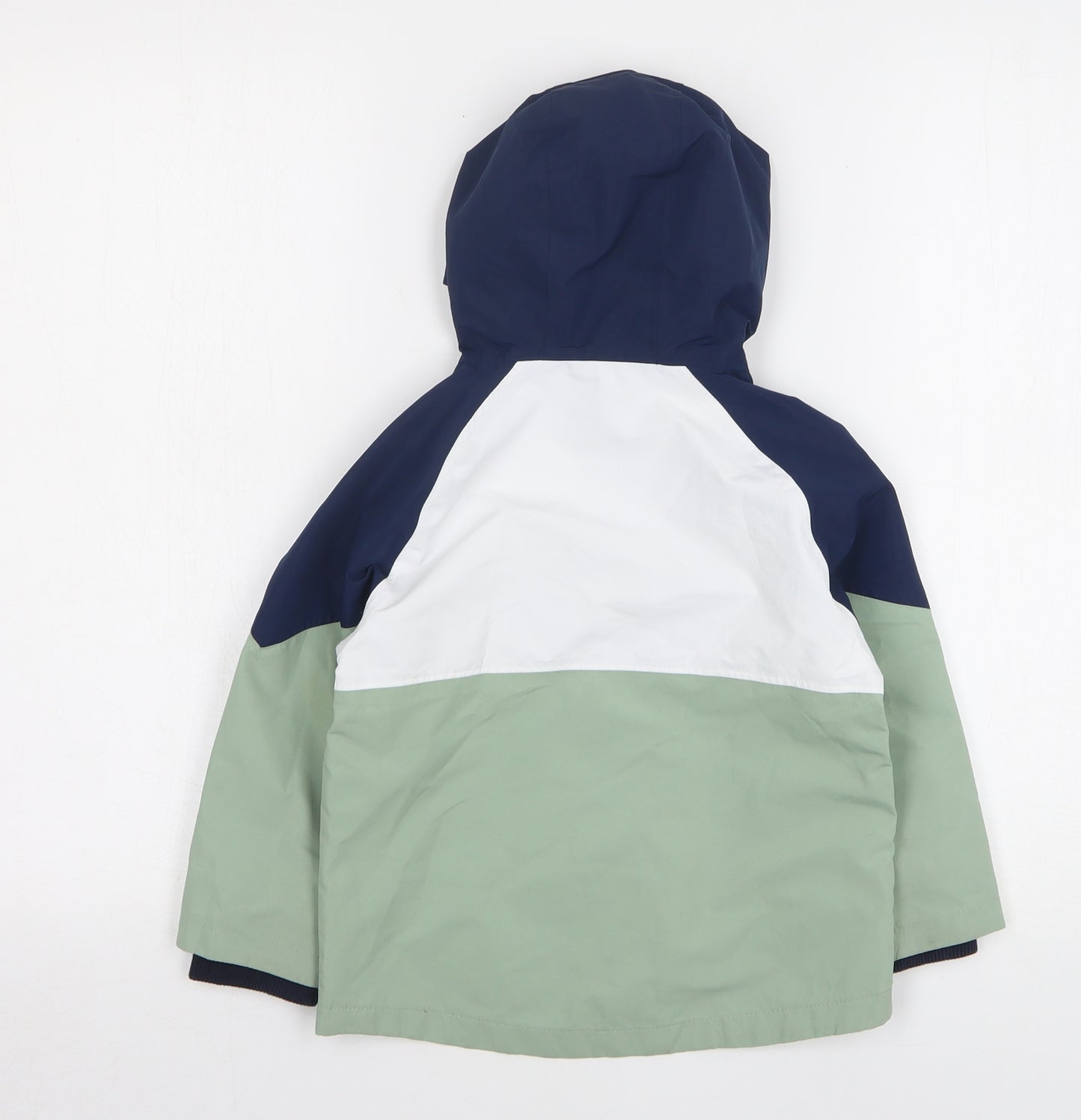 NEXT Boys Multicoloured Colourblock Rain Coat Coat Size 3-4 Years