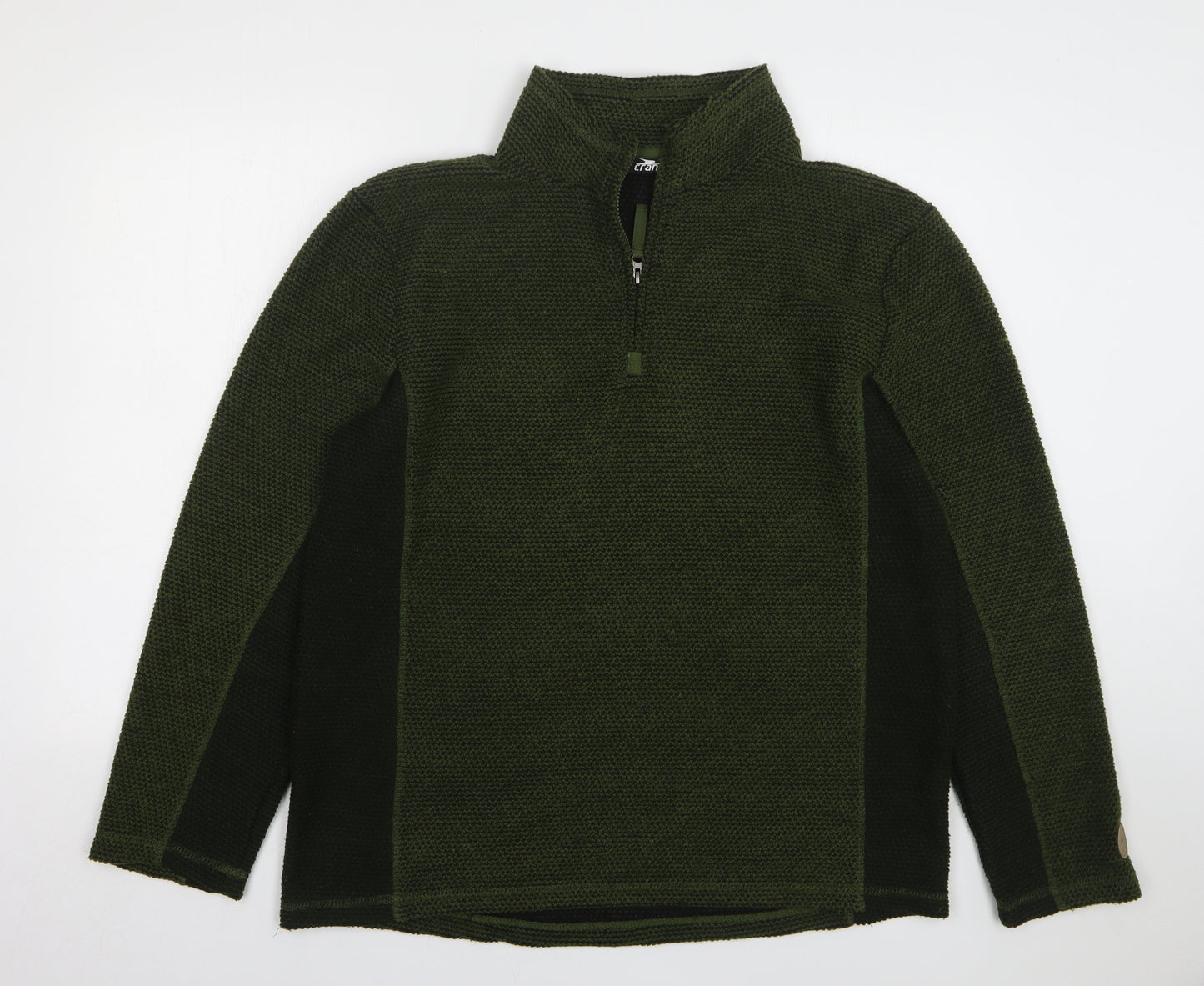 Crane Mens Green Polyester Pullover Sweatshirt Size L