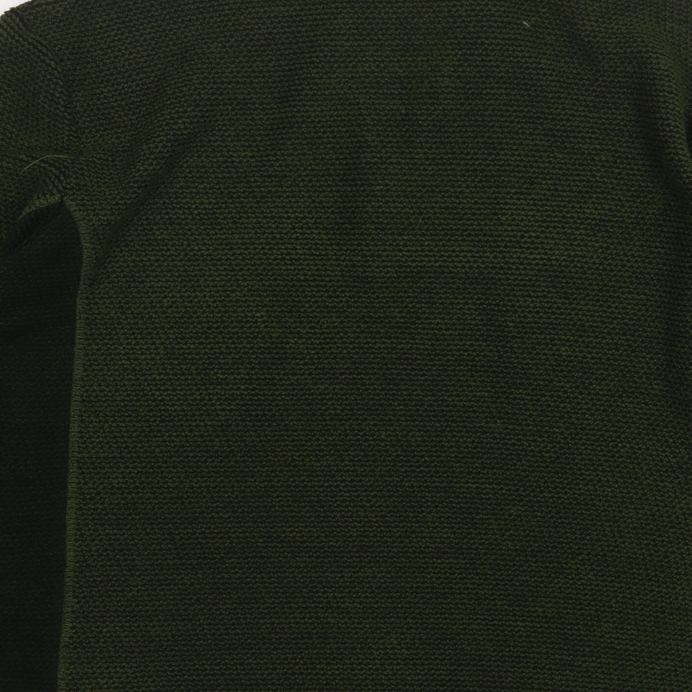 Crane Mens Green Polyester Pullover Sweatshirt Size L