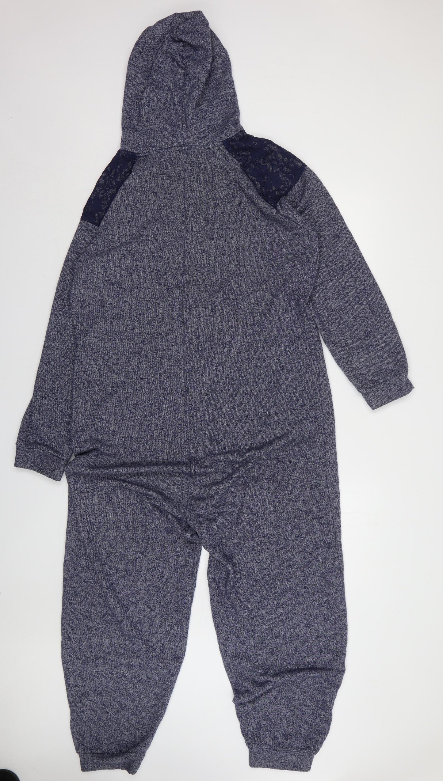 New Look Womens Blue Cotton Kaftan One Piece Size L Zip
