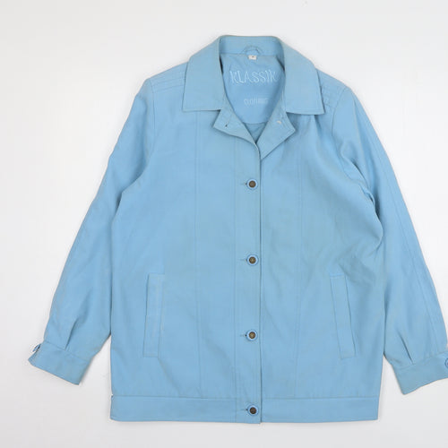 Klassik Womens Blue Jacket Size 10