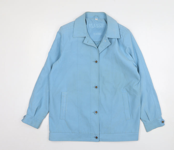 Klassik Womens Blue Jacket Size 10