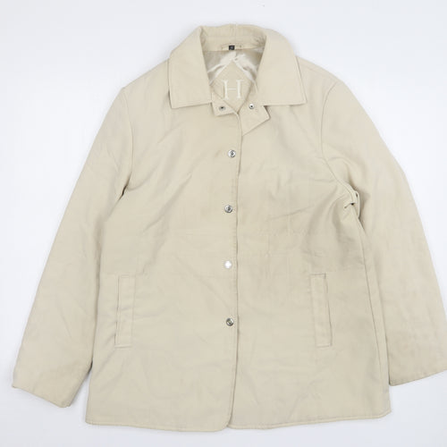 Preworn Womens Beige Jacket Size 12