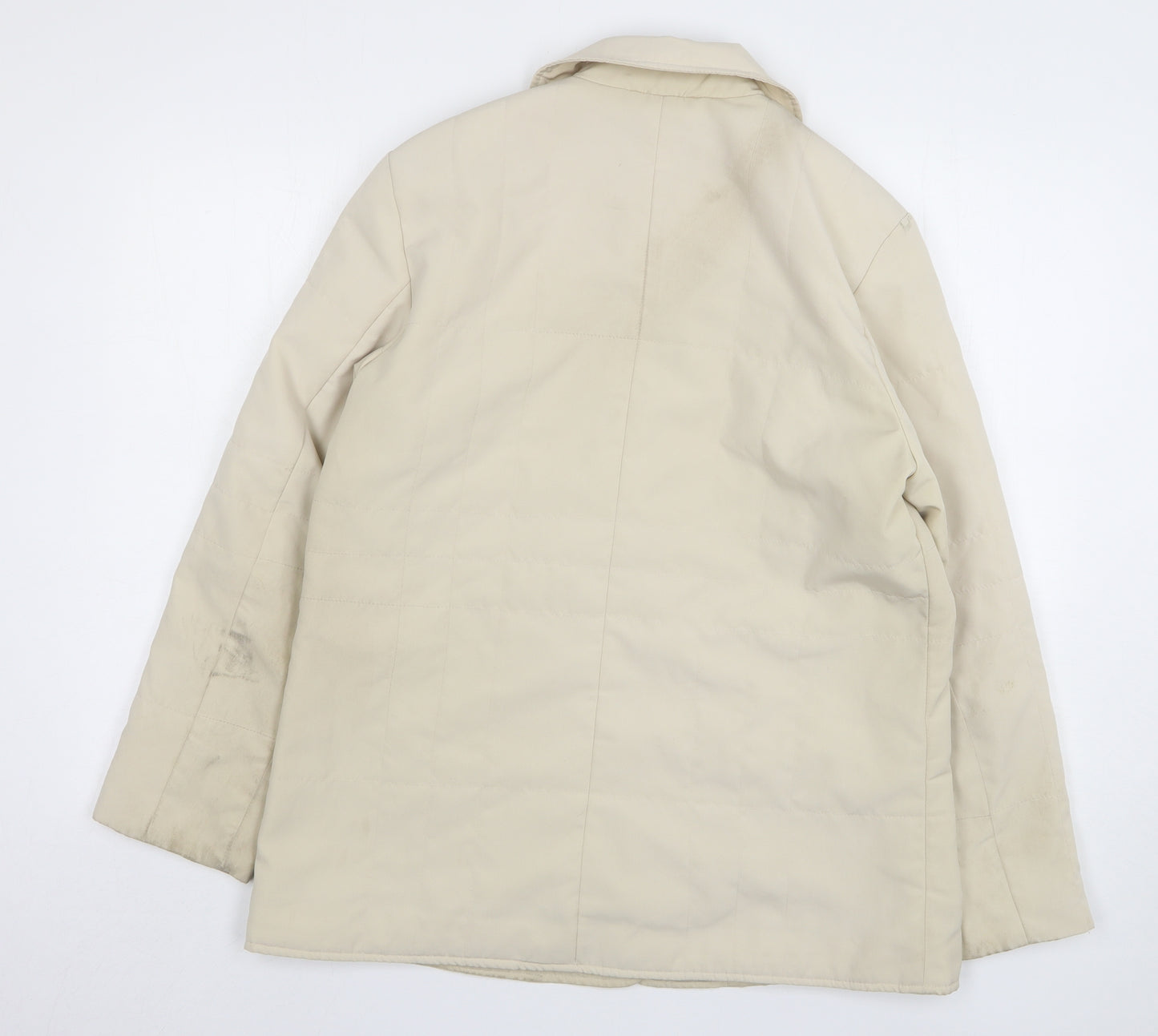 Preworn Womens Beige Jacket Size 12