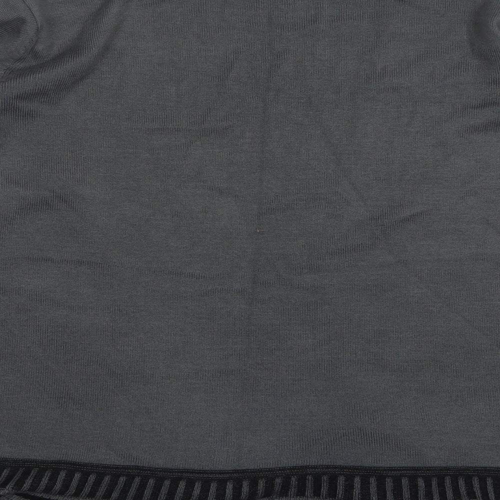 Per Una Womens Grey V-Neck Viscose Cardigan Jumper Size 18