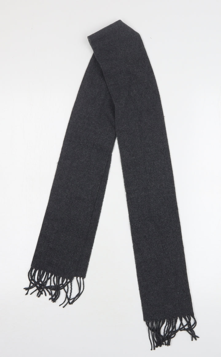 Preworn Womens Grey Polyester Scarf