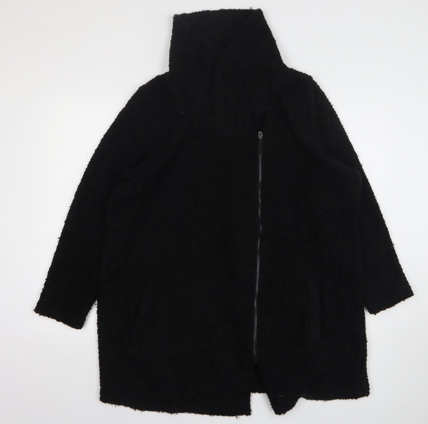 Bonmarche Womens Black Overcoat Coat Size L