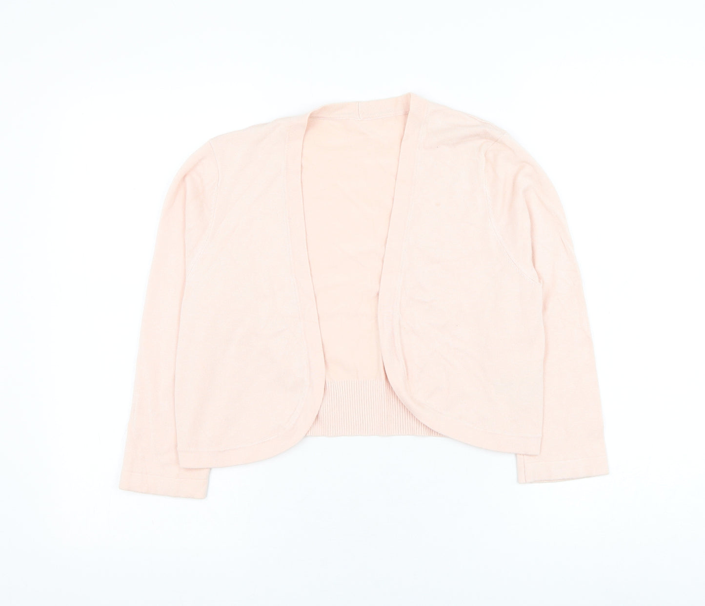 Preworn Womens Pink Square Neck Viscose Jumper Size M