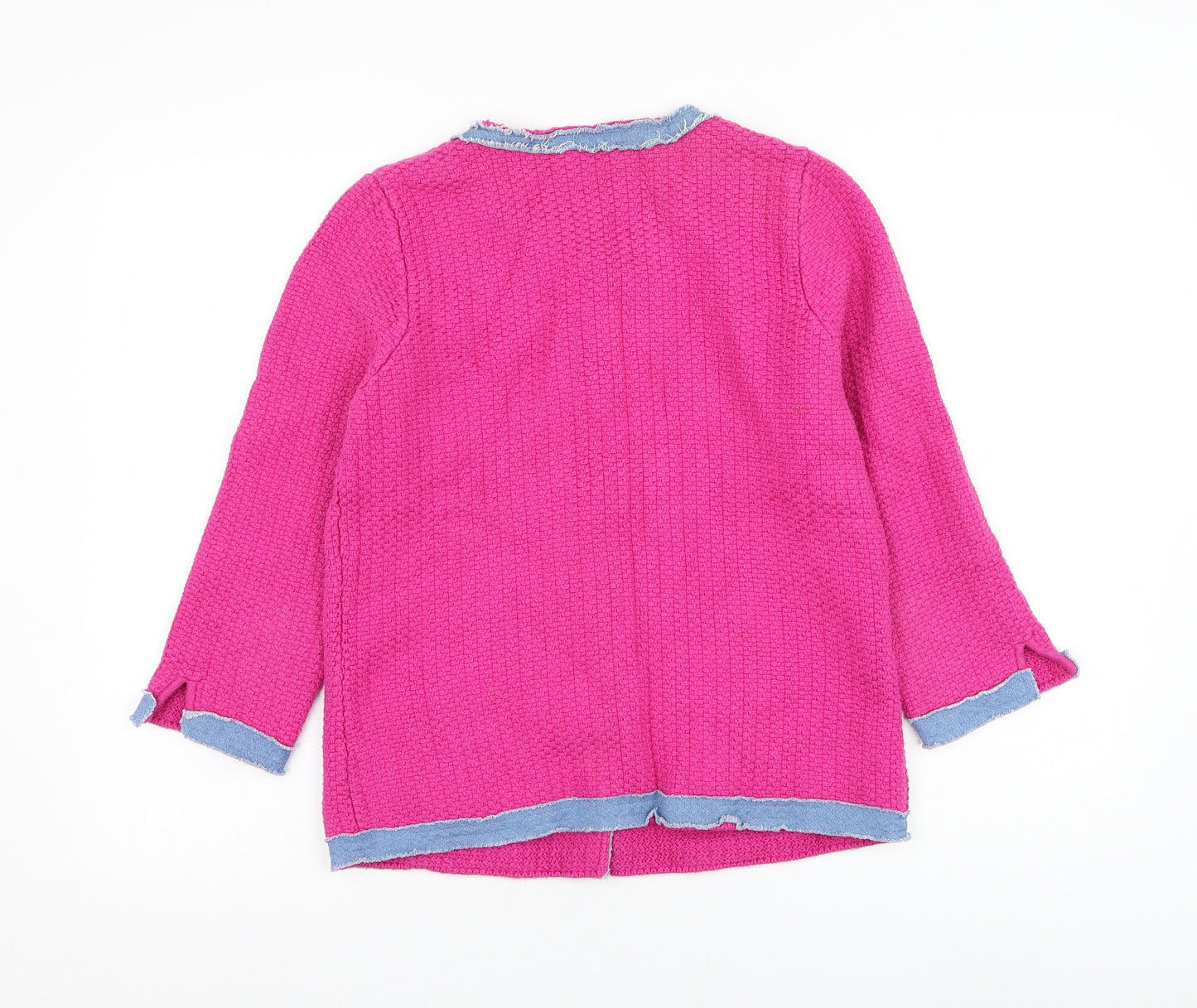 Sisley Womens Pink Jacket Size M Button