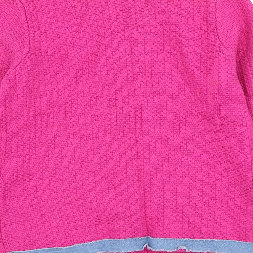 Sisley Womens Pink Jacket Size M Button