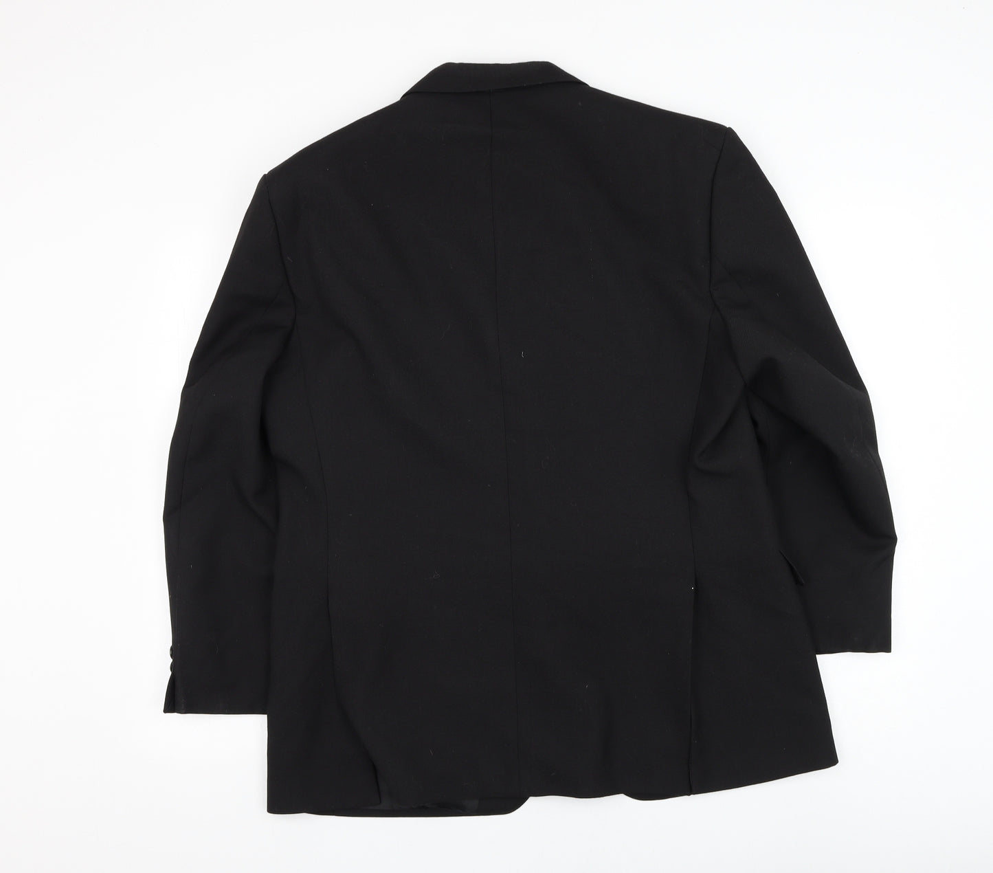 Varteks Mens Black Polyester Jacket Suit Jacket Size 42