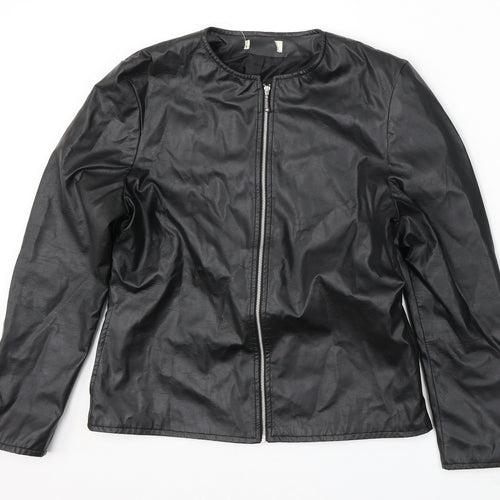 Preworn Womens Black Jacket Size M