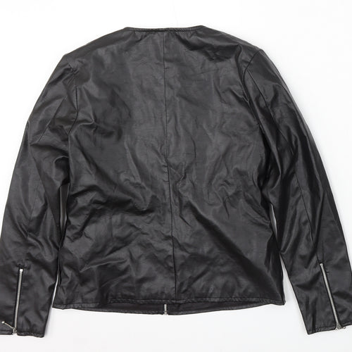 Preworn Womens Black Jacket Size M