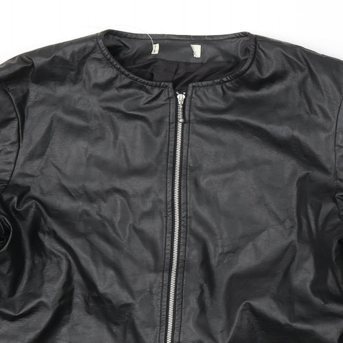 Preworn Womens Black Jacket Size M