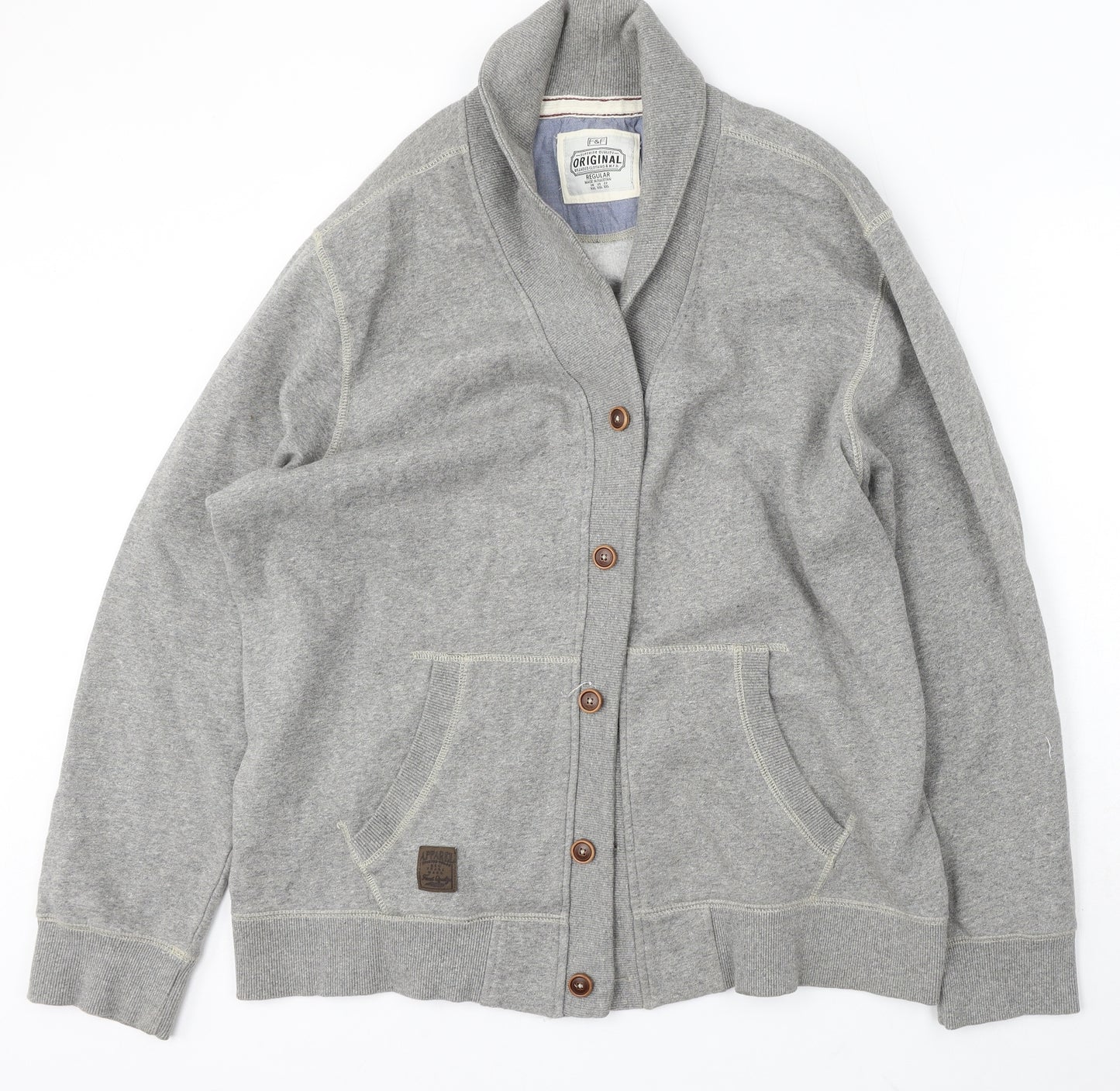 F&F Mens Grey Jacket Size 2XL