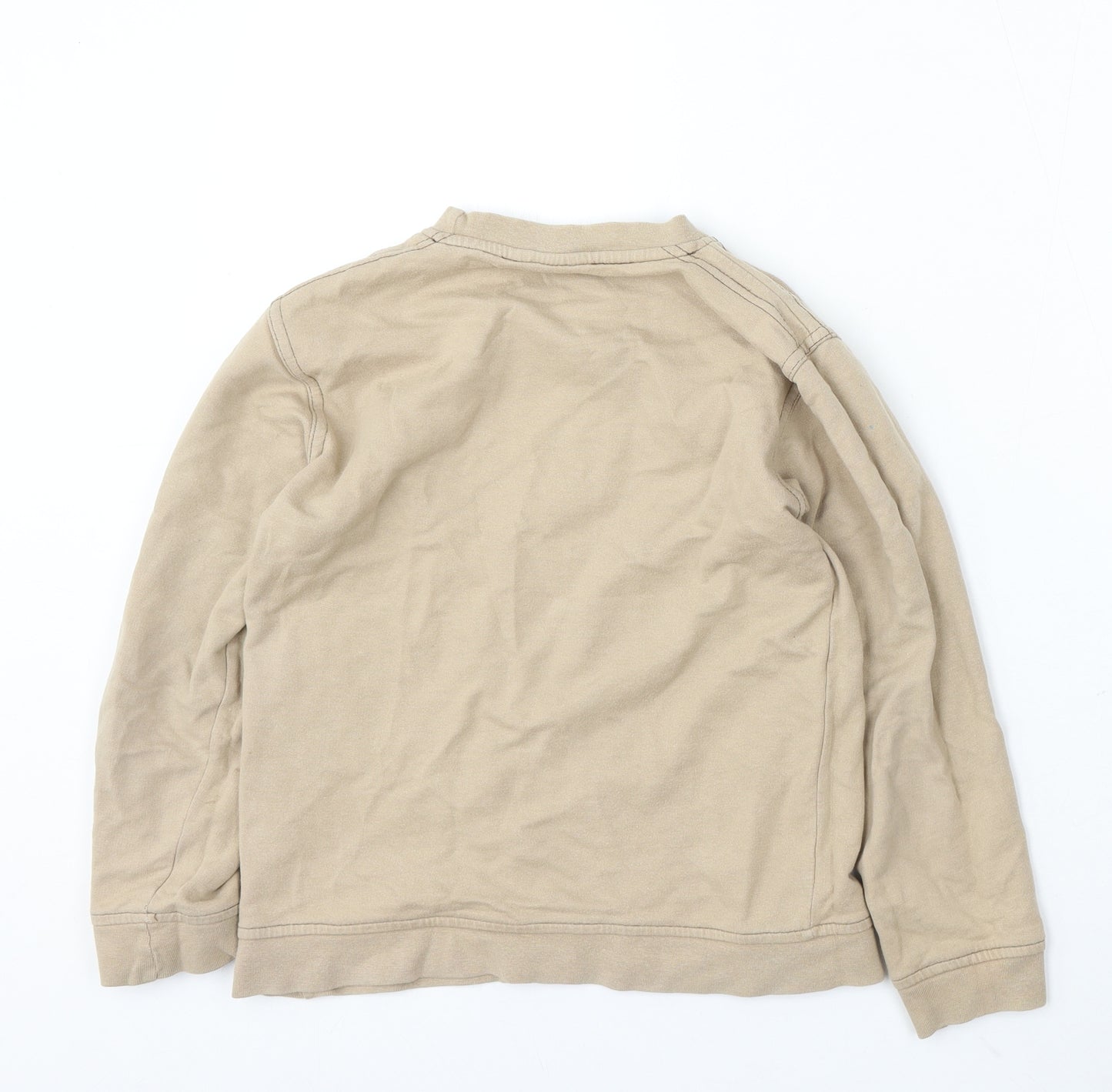 Feel Good Boys Beige Polyester Pullover Sweatshirt Size 10-11 Years