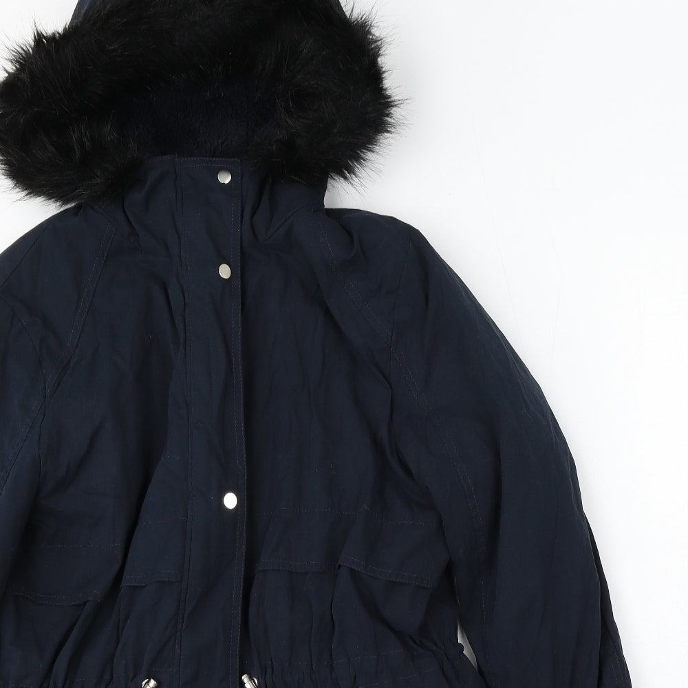 George Womens Blue Jacket Coat Size 16