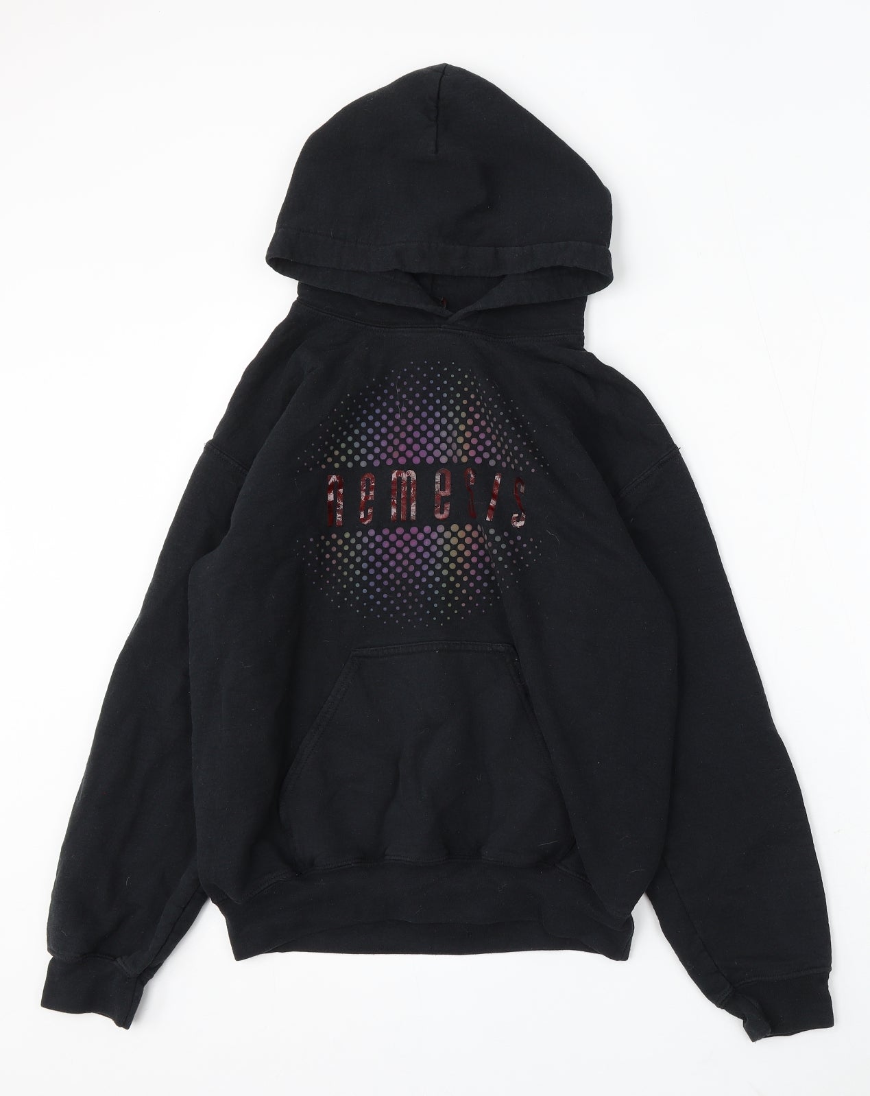 Nemesis Womens Black Polyester Pullover Hoodie Size S