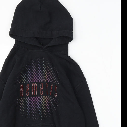 Nemesis Womens Black Polyester Pullover Hoodie Size S