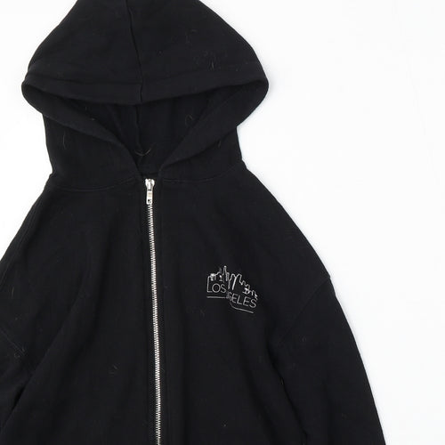 Cold Crush Womens Black Cotton Full Zip Hoodie Size XS Zip