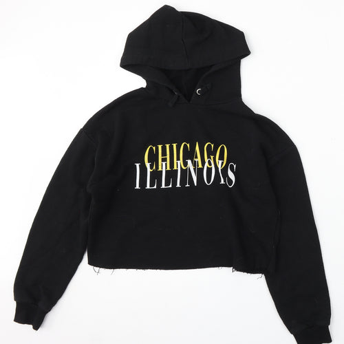 915 Generation Girls Black Polyester Pullover Hoodie Size 12-13 Years - chicago