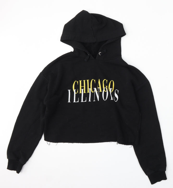 915 Generation Girls Black Polyester Pullover Hoodie Size 12-13 Years - chicago