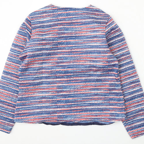 Anne De Lancay Womens Multicoloured Geometric Jacket Size M