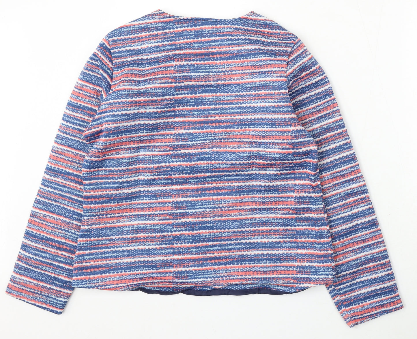 Anne De Lancay Womens Multicoloured Geometric Jacket Size M