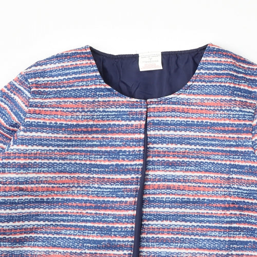 Anne De Lancay Womens Multicoloured Geometric Jacket Size M
