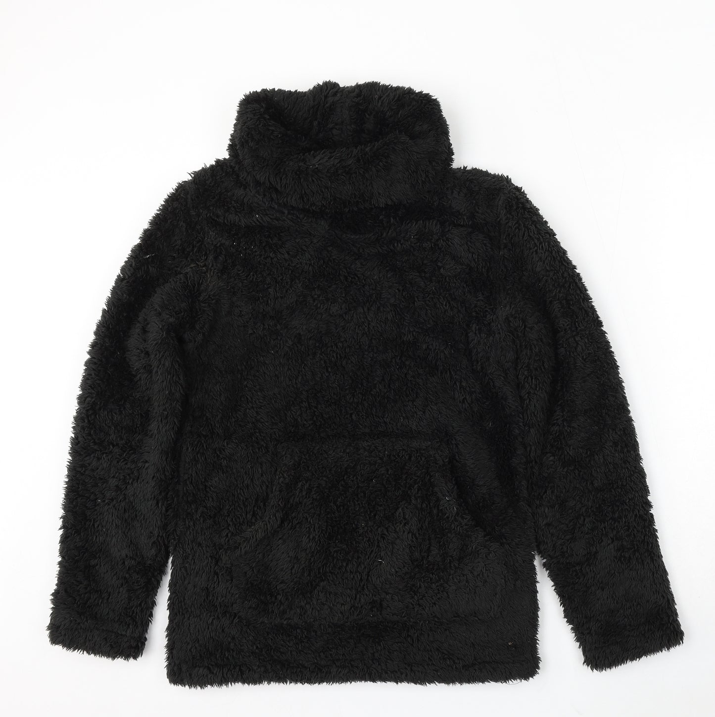 Miso Womens Black Polyester Pullover Sweatshirt Size 8