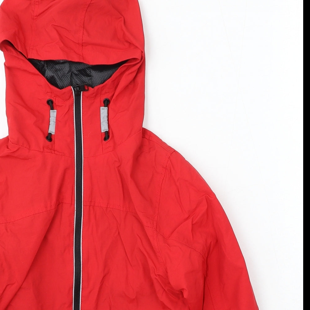 NEXT Boys Red Jacket Coat Size 6 Years Zip