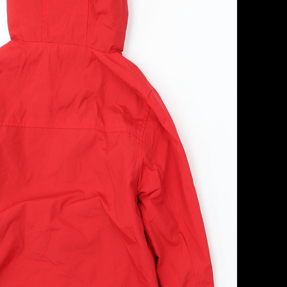 NEXT Boys Red Jacket Coat Size 6 Years Zip