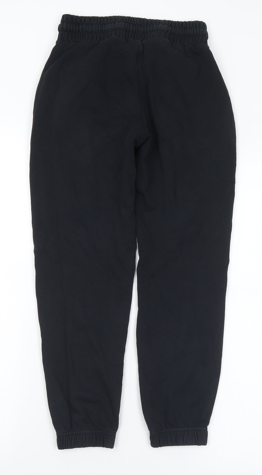 George Boys Black Cotton Jogger Trousers Size 9 Years Regular