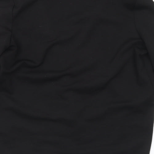River Island Womens Black Collared Polyester Cardigan Jumper Size 8