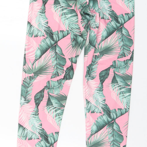 Very Girls Multicoloured Flecked Polyester Pedal Pusher Trousers Size 14 Years Regular