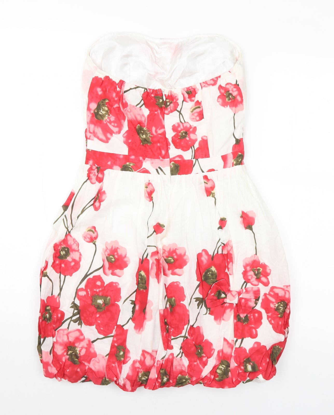 Yumi Womens Multicoloured Floral Cotton A-Line Size S Sweetheart