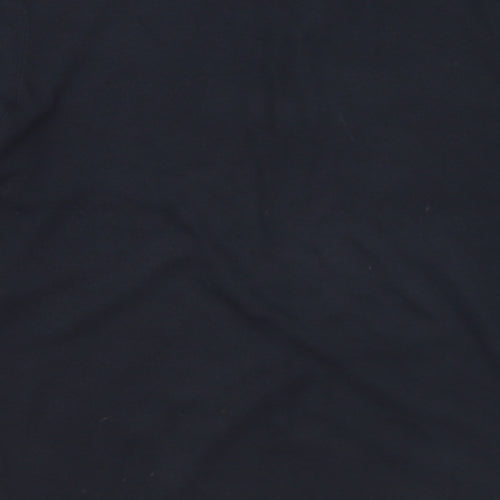 Blue Harbour Mens Black V-Neck Acrylic Pullover Jumper Size 2XL