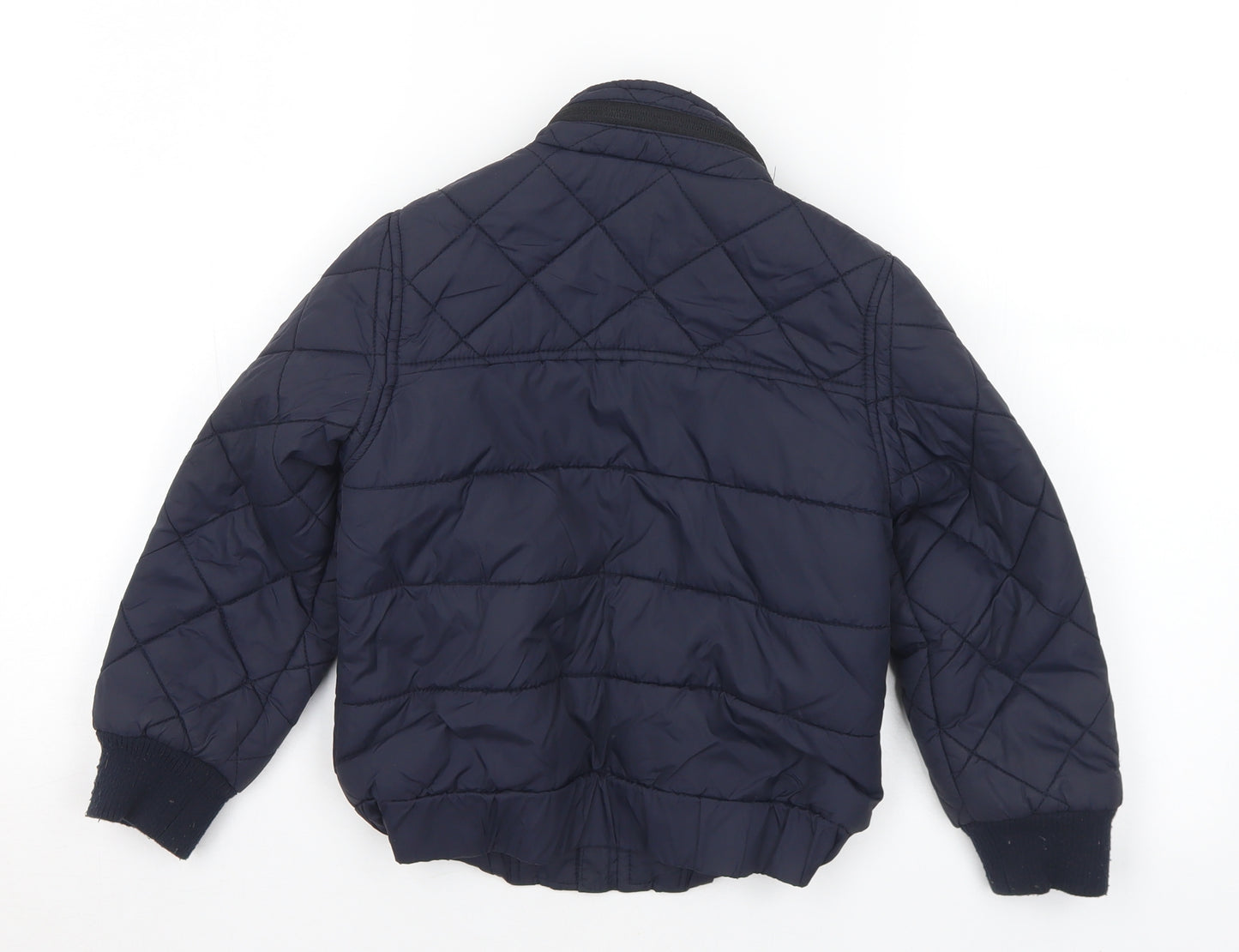 Marks and Spencer Boys Black Quilted Coat Size 5-6 Years