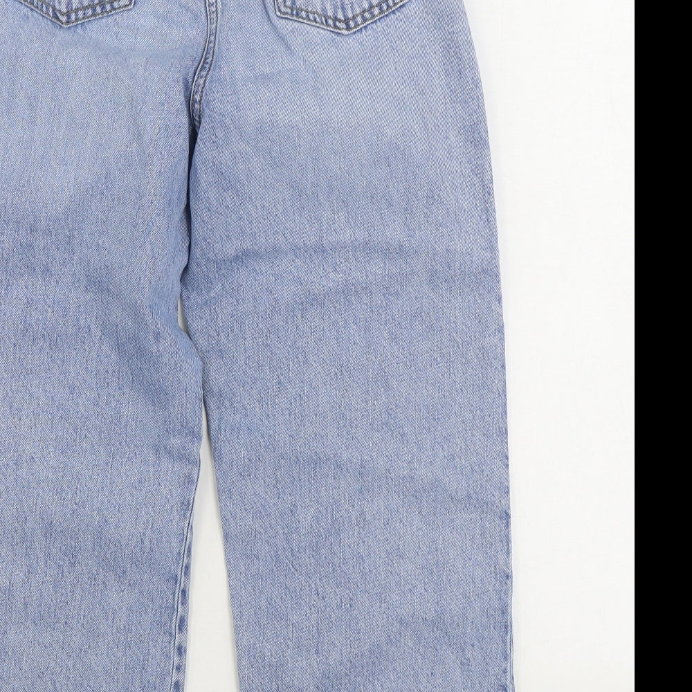Numeg Girls Blue Cotton Straight Jeans Size 13-14 Years Regular