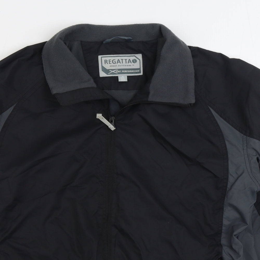 Regatta Mens Grey Rain Coat Coat Size M Zip