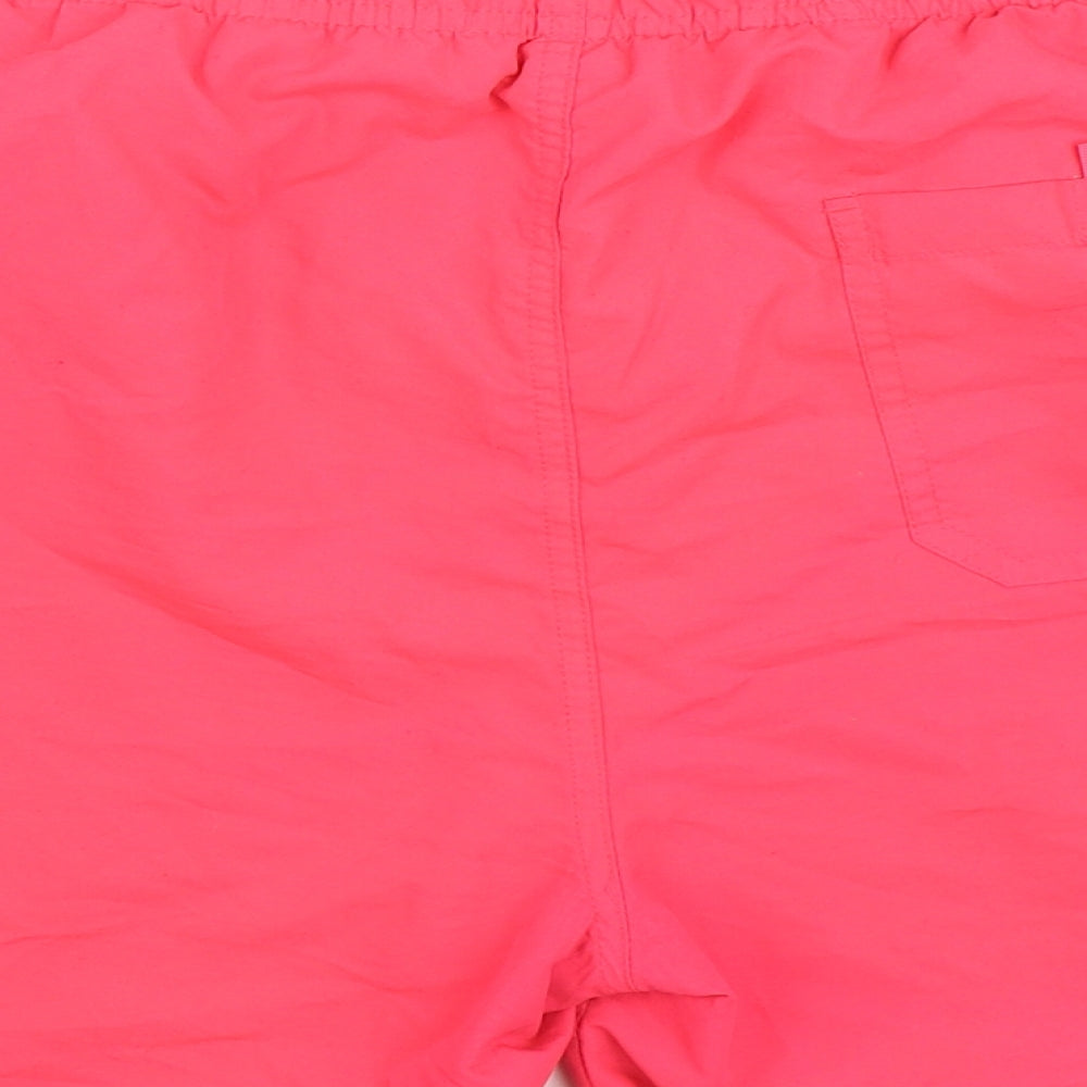 Primark Mens Pink Polyester Sweat Shorts Size L Regular Tie - Swim trunks