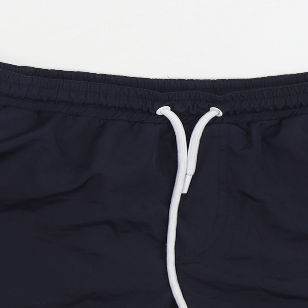 Pre London Mens Black Polyester Sweat Shorts Size L Regular Tie - Swim trunks