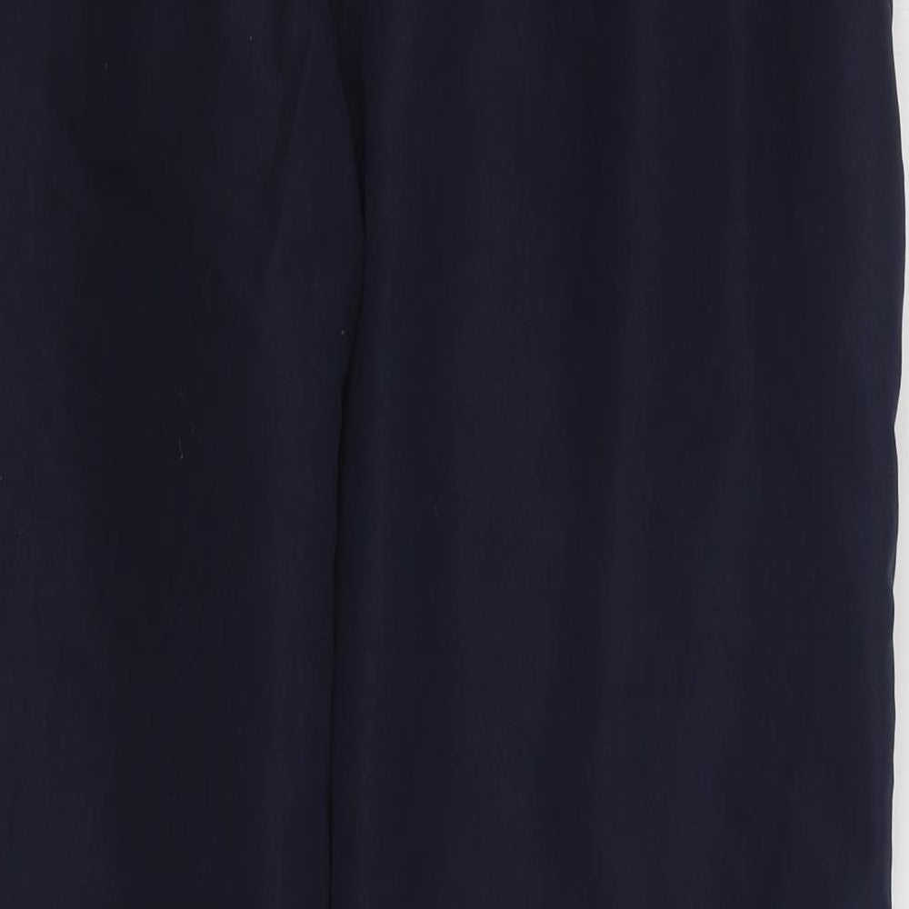 Slazenger Mens Blue Polyester Jogger Trousers Size L L26 in Regular Tie