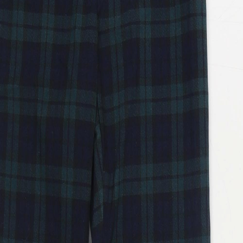 Primark Womens Green Paisley Viscose Trousers Size 6 L27 in Regular Zip