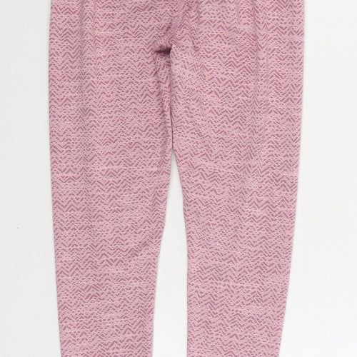 George Active Womens Pink Polyester Jogger Leggings Size XS L28 in