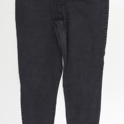 Marks and Spencer Womens Grey Cotton Jegging Jeans Size 16 L27 in Regular