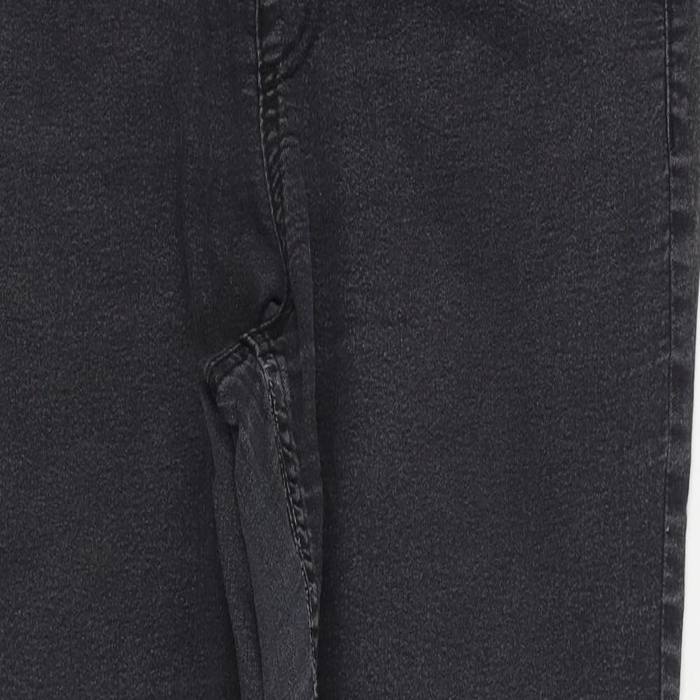 Marks and Spencer Womens Grey Cotton Jegging Jeans Size 16 L27 in Regular