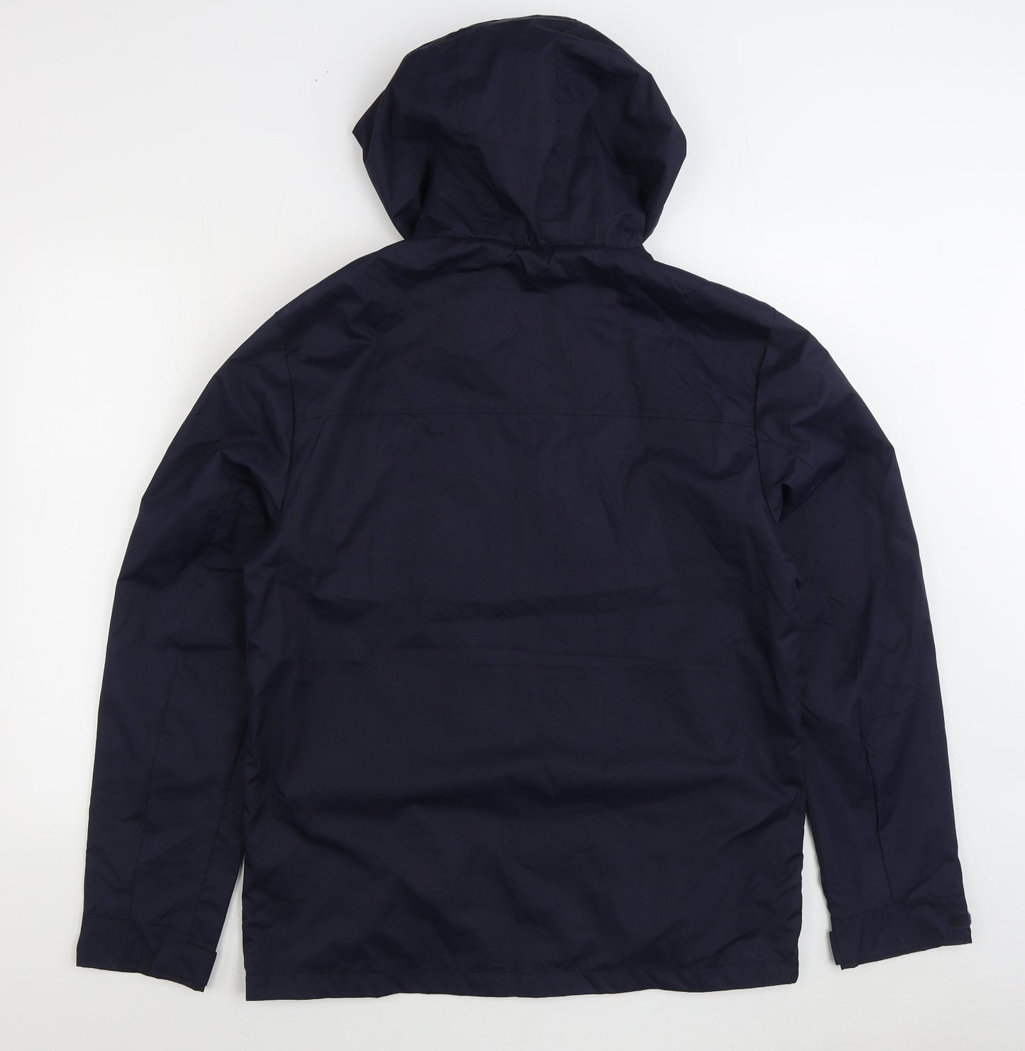 Peacocks Mens Blue Rain Coat Coat Size M Zip