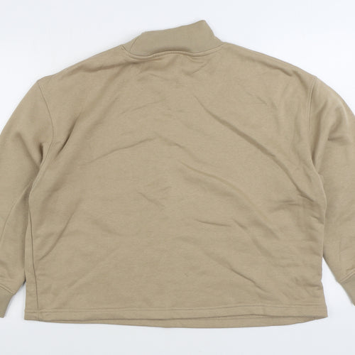 TU Womens Brown Cotton Pullover Sweatshirt Size L Pullover